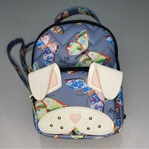 Betsey Johnson Blue Butterfly Mini Bag